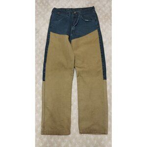 Vintage Wrangler Jeans Men's 34x32 Upland Brush Pants Made in USA Hunting 90s